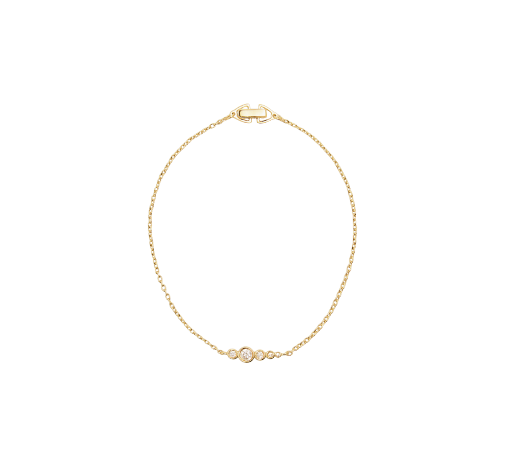 Ottilia armbånd - forgyldt